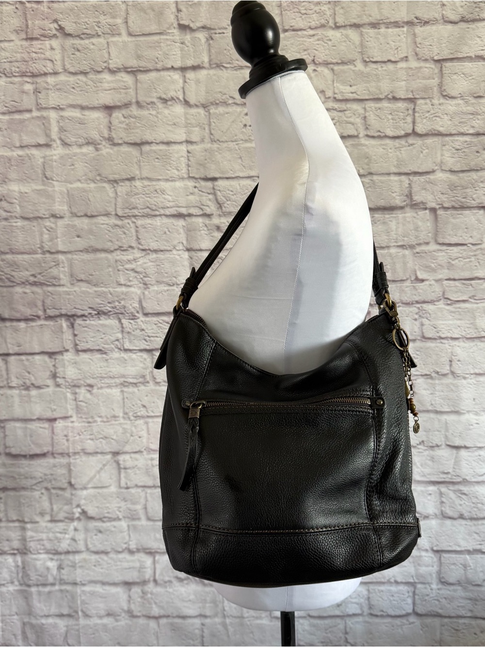 The Sak Sequoia Leather Hobo - Cayenne Mandala Perf - Picture 3 of 16